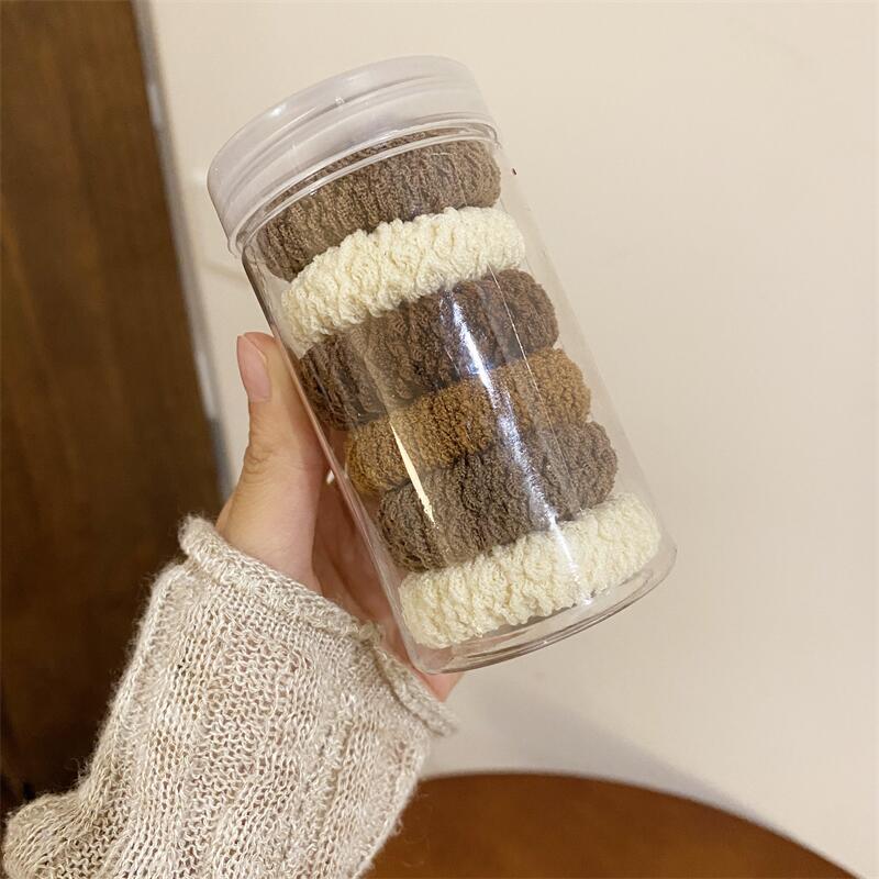 Nueva cubierta de cuero accesorios para el cabello ensanchado espesado lazo del pelo banda de goma banda de pelo cuerda de pelo Cola de Caballo de alta elástica cuerda de pelo durable