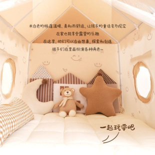 Large Kidsren's Tent Indoor Toy House Baby Sleeping Small House Boy Girl Game Castle Secret Base