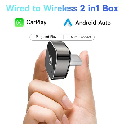 Box Is Suitable for Wired-To-Wireless: Simsiz CarPlay və Android Auto