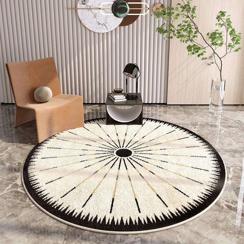 레노스 포인트 플라스틱 바닥 양가죽-라운드