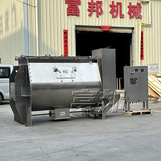 食品工厂卧式面粉混合机六味地黄丸中药粉面膜粉螺带混合机小型