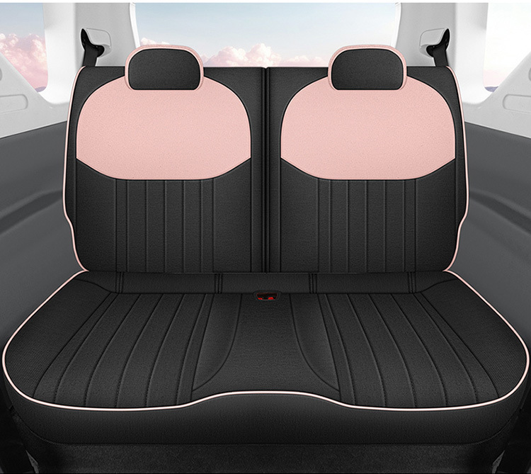 Rui Lanlan Balloon Special Cartoon Wear-Resistant Car Seat Cover for All Seasons, Full-Coverage Cushion in Cotton and Linen Fabric