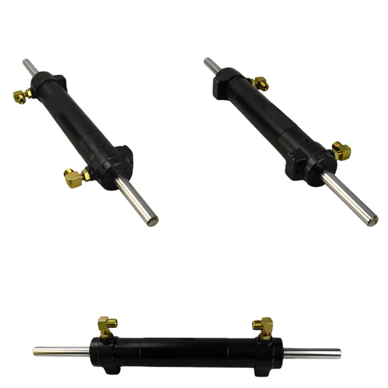 Cilindro de desplazamiento lateral de la carretilla elevadora aplicable a la fuerza de la horquilla 1 tonelada 3T accesorios de la carretilla elevadora tipo gancho de desplazamiento lateral del cilindro de desplazamiento