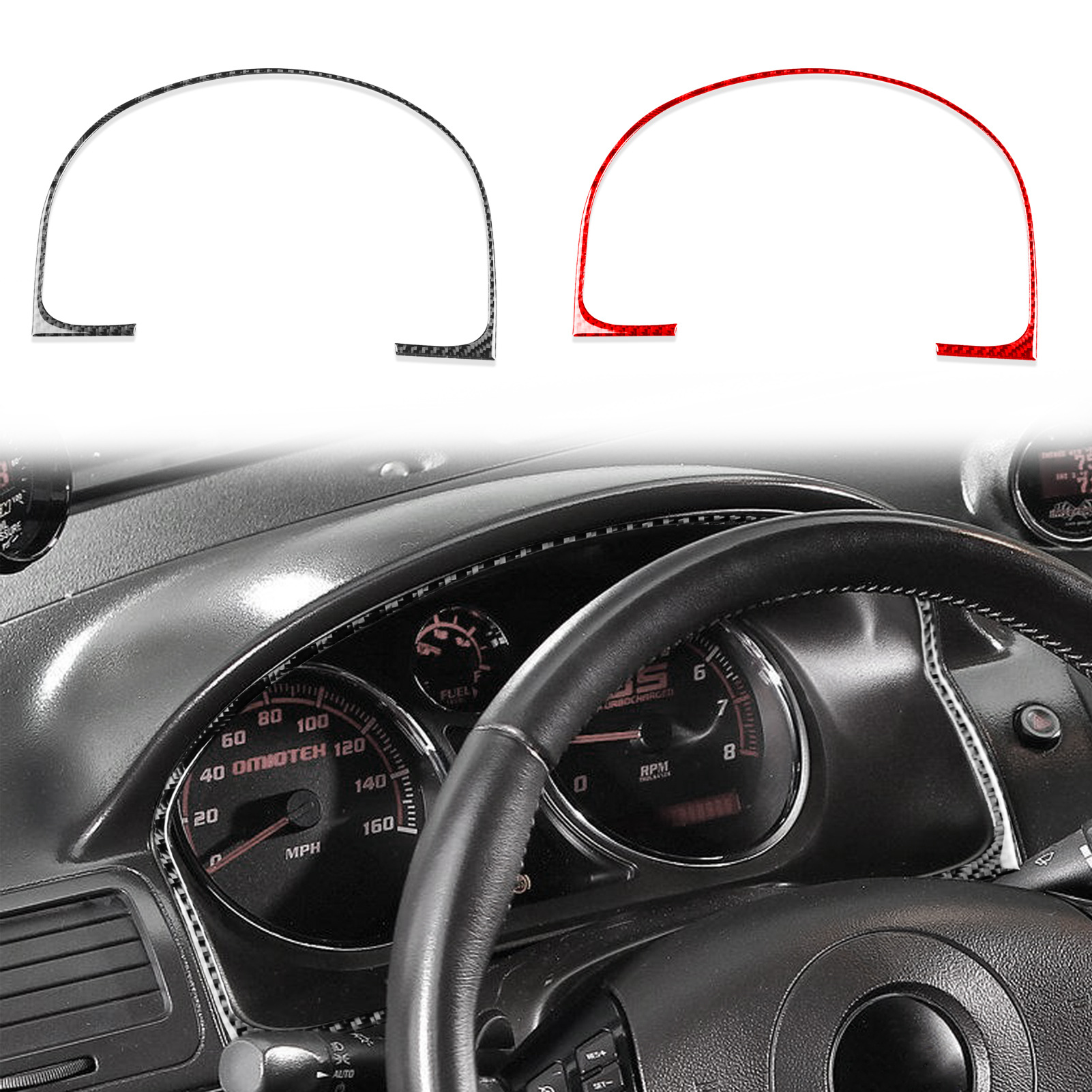 Suitable for Chevrolet 05-10 Cobalt carbon fiber interior modification central control gear steering wheel car lifting