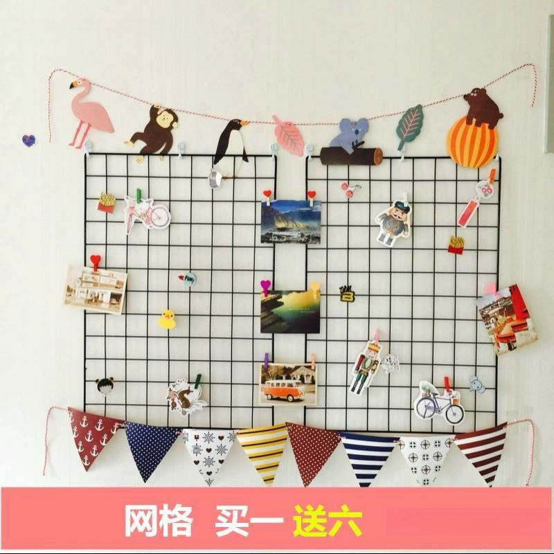 Сетчатая фоторамка для фото на стену, железная стойка для хранения, железная рамка, зажим для фото, украшение на стену, креативный стильный скандинавский стиль