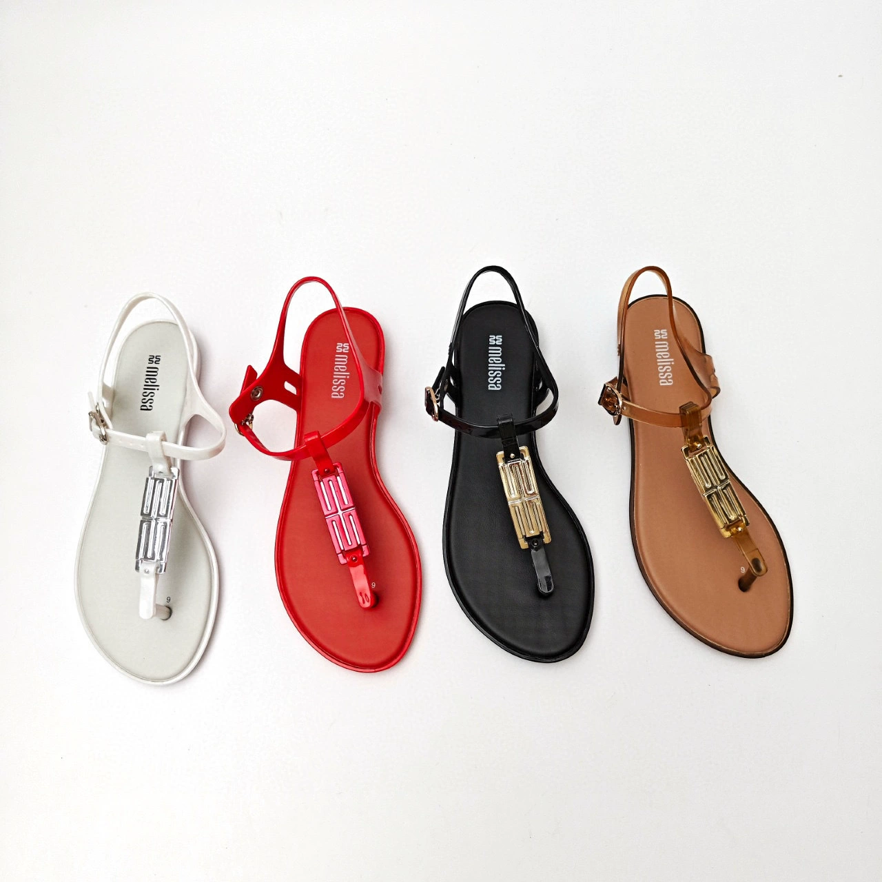 Сандалии Melissa, сандалии на плоской подошве, сандалии-стринги, женская обувь Melissa, повседневная пляжная обувь, модная ароматная обувь