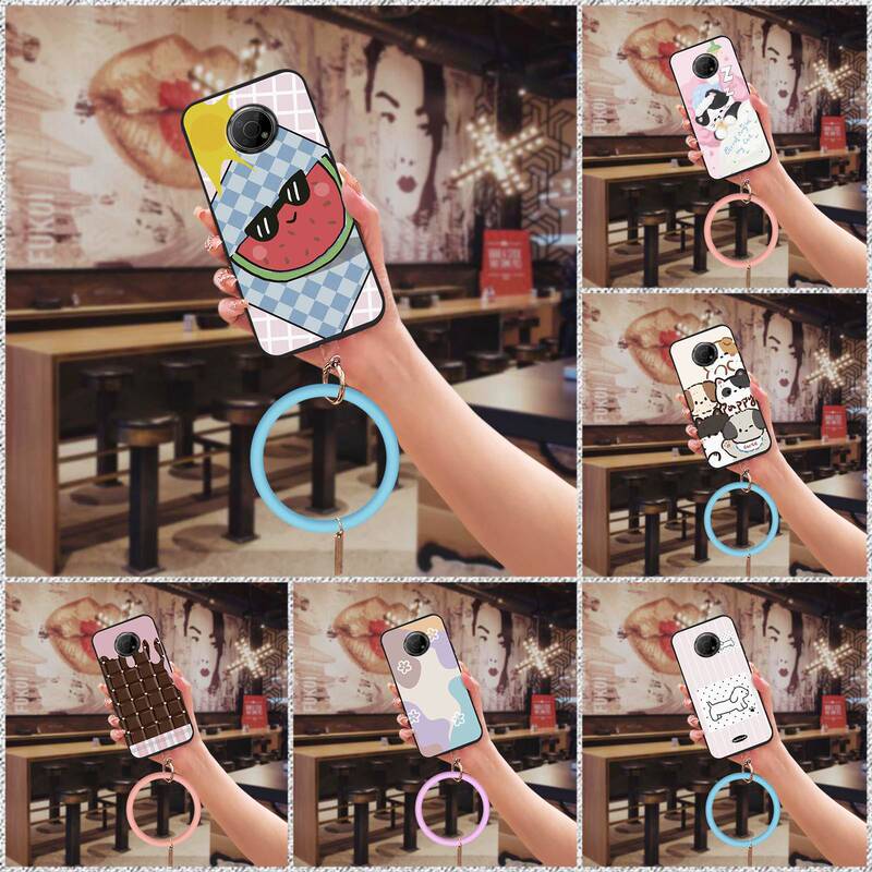 Suitable for Nokia phone cases, featuring a creative silicone puppy design, an Instagram-style wristband, anti-loss functionality, and cute, realistic phone openings – a unique and niche product Suitable for Nokia phone cases, featuring a creative silicone puppy design, an Instagram-style wristband, anti-loss functionality, and cute, realistic phone openings – a unique and niche product