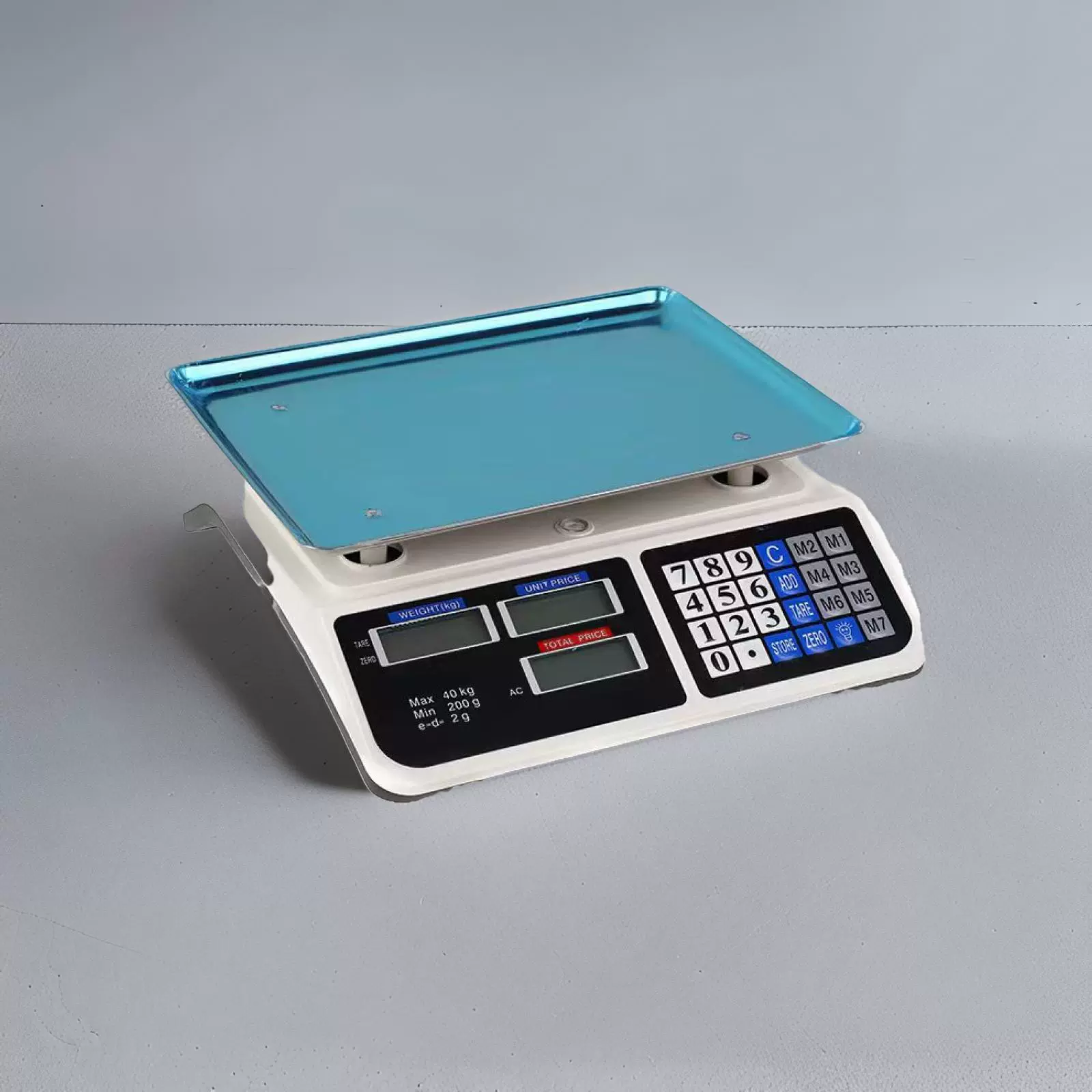 Небольшие зарядные кухонные весы для продажи фруктов для расчета цены портативные электронные весы 40 кг настольные весы экспортные ценовые весы