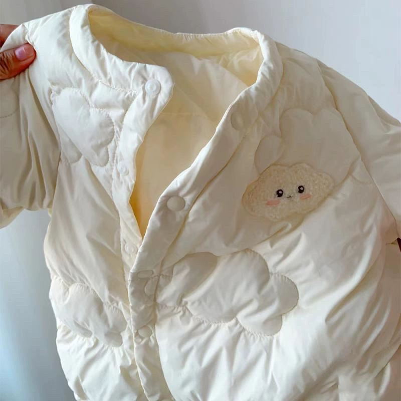 Winter children's down jacket to go out with down, 12 month