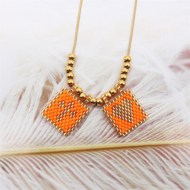 Sweet Heart Shape Alloy Glass Plating Women's Pendant Necklace display picture 4