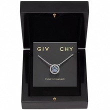 GVC纪家水晶项链爱恋之心简约 设计感新品轻奢款跳动的心跳锁骨链