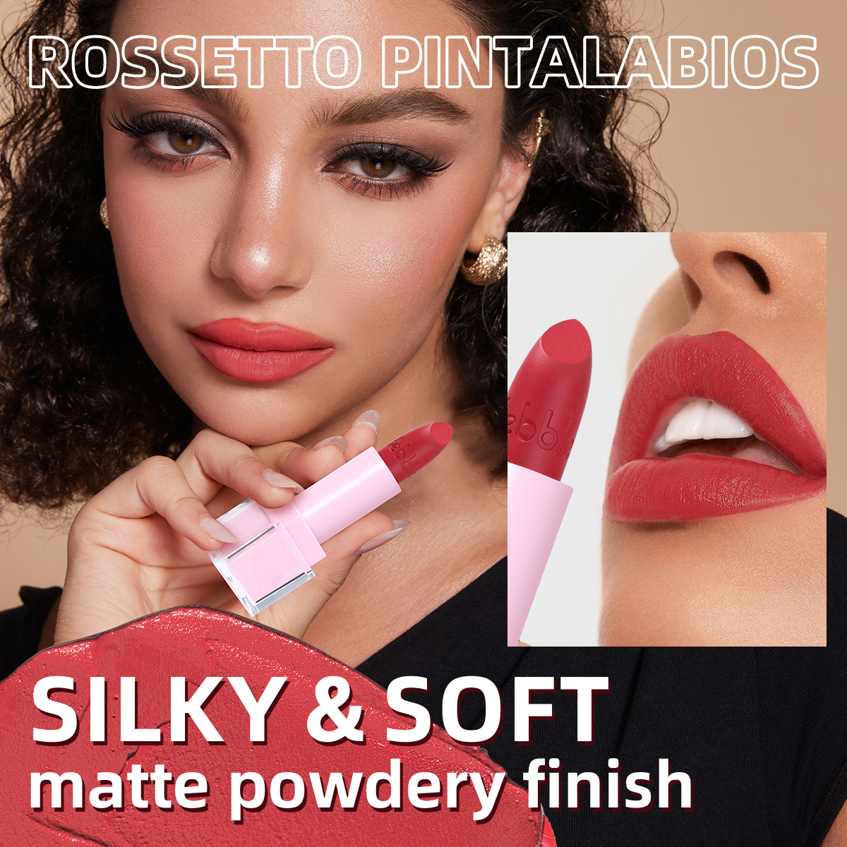 USHAS Europa y los Estados Unidos transfronterizos spot permanente color lipstick lipstick mate LP2336A