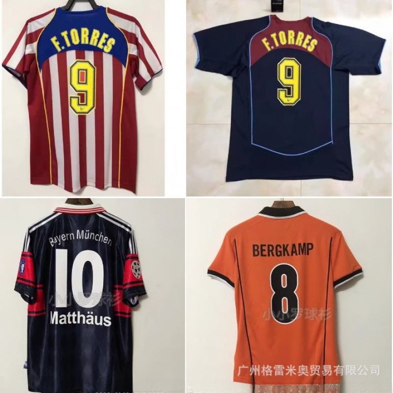2004/05 Season Ma J Retro Jersey Spider-Man Short-Sleeved Classic Football Uniform No. 9 Torres Lfc Jersey