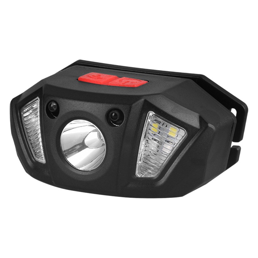 Cross-border new USB charging mini strong light portable head-mounted outdoor night running lighting night fishing LED induction headlight