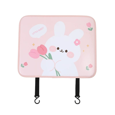 Backseat Storage Bag Anti-Dirt Anti-Kick – Chair back anti-kick pad - small-anti-kick-pad-tulip-rabbit