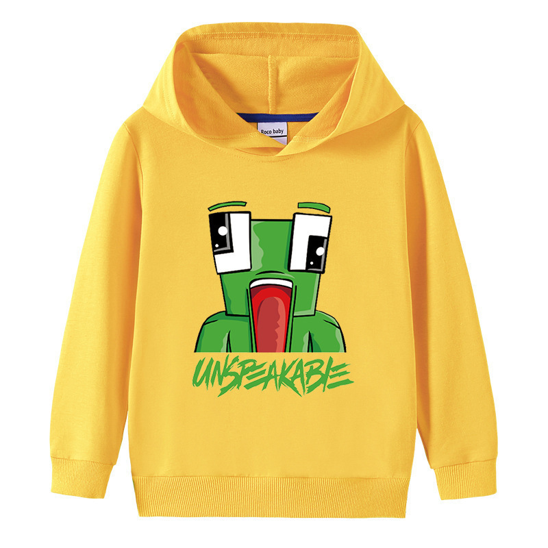 儿童青蛙连帽衫长袖帅气运动衫男女童春秋款童装潮流休闲爆款新款