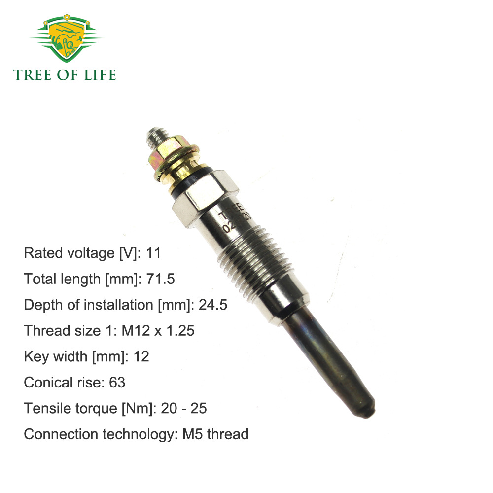 0250201039,0 250 201 039 GLP001 is suitable for LOMBARDINI preheating plugs