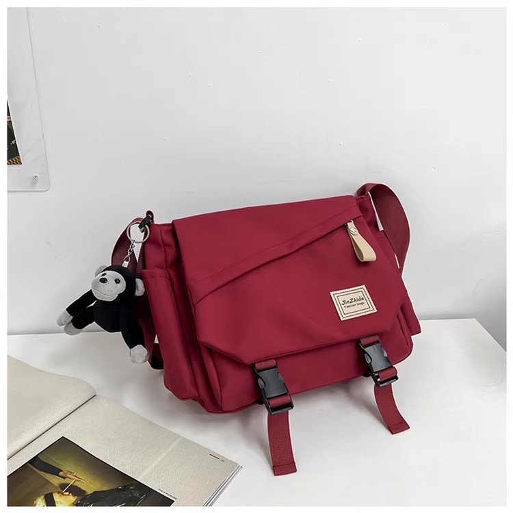 Harajuku Gakuen style crossbody bag for women, ins Japanese style, versatile, large-capacity single-shoulder bag for campus, student class tutorial bag undefined