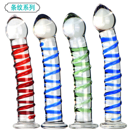 Manufacturer's new glass sex products, adult sex products, women's and men's backcourt couple's fun anal plugs, fun masturbation