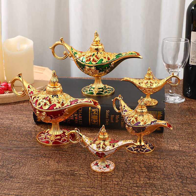 Dunhuang Aladdin Magic Lamp Toy Crafts Arabian Magic Lamp Magic Lamp Jar Wishing Lamp Egyptian Magic Lamp Xinjiang