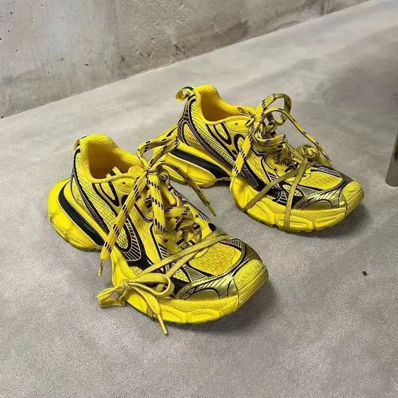 Канковые мужские кроссовки Dad Sneakers (Balenciag) — стиль Европы 2024 года, унисекс, размеры 35–44