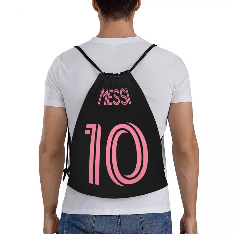 Popular football star messi peripheral canvas strap backpack fashionable casual backpack for men and women Popular football star messi peripheral canvas strap backpack fashionable casual backpack for men and women