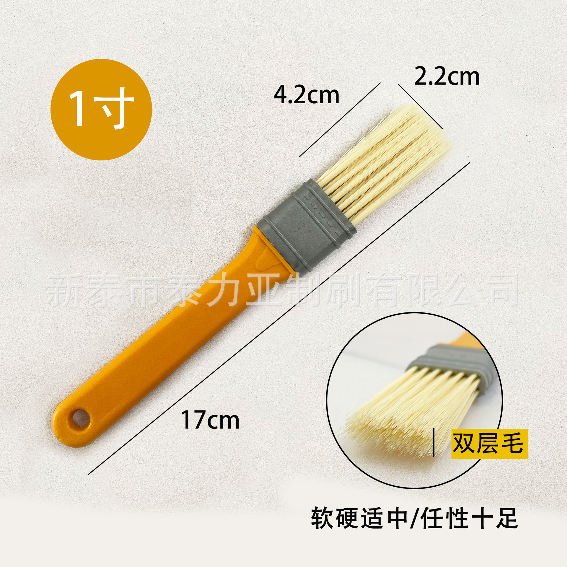 Fábrica al por mayor mango de plástico cepillo de plantación de cabello afilado cepillo de pintura de seda sin pelusa cepillo de barbacoa limpieza industrial cepillo de pelo suave