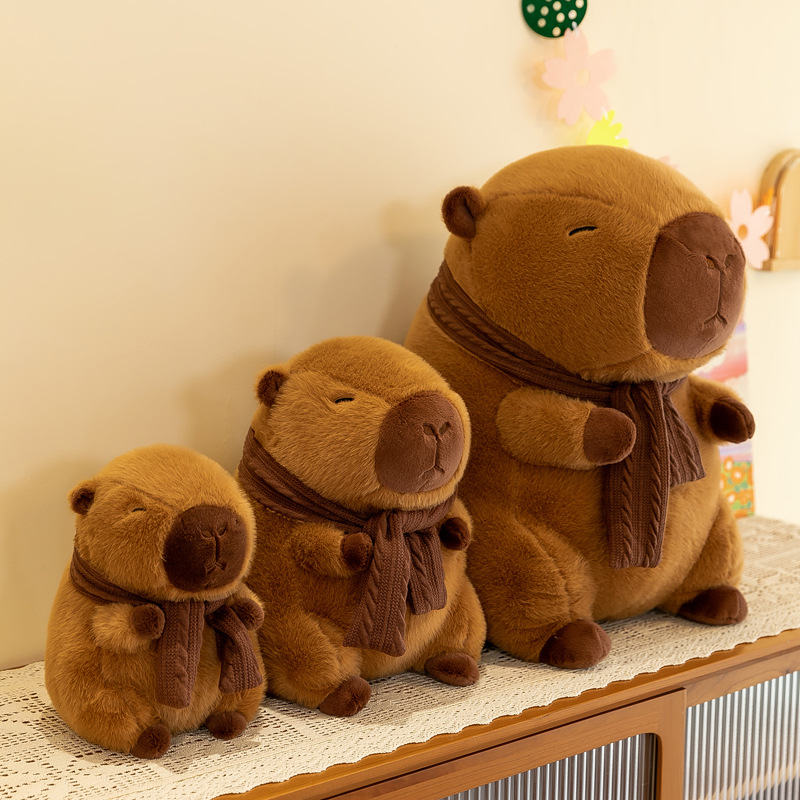 国境を越えて首を囲むカピバラのぬいぐるみのカードでしょうマフラーは誕生日プレゼントの子供機卸売りを摘み取ることができます