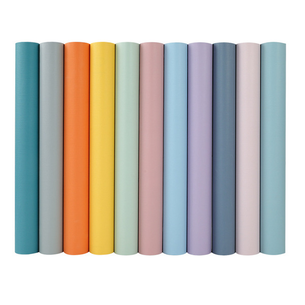 Wallpaper self-adhesive Morandi solid color macaron wall sticker…