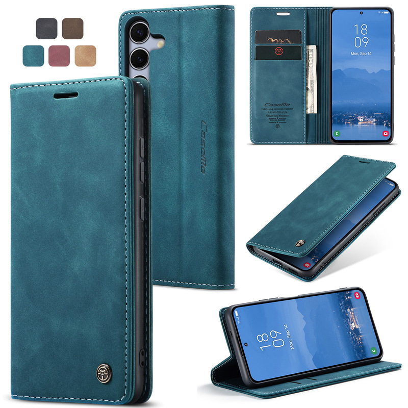Suitable for Samsung S25 Edge Mobile Phone Case, S24 Anti-Fall Mobile Phone Leather Case, Galaxy S26 Retro Flip Cover Protective Case Suitable for Samsung S25 Edge Mobile Phone Case, S24 Anti-Fall Mobile Phone Leather Case, Galaxy S26 Retro Flip Cover Protective Case