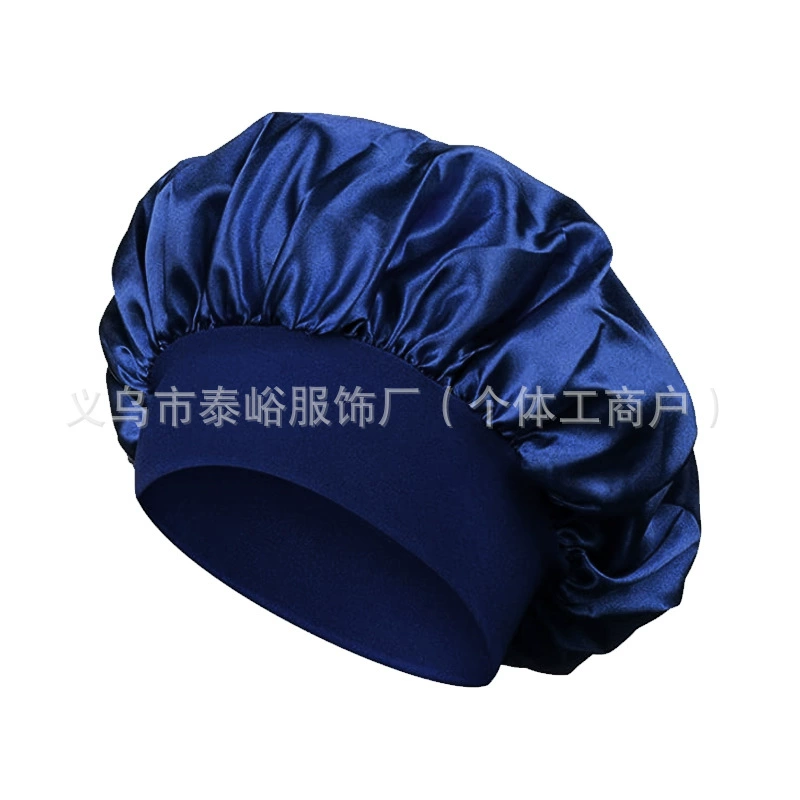 Elastic Nightcap Shower Bonnet, Sedin + Elastic Fabric, Soft Breathable, One Size