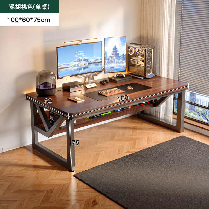 Escritorio para computadora escritorio escritorio para el hogar banco de trabajo dormitorio rectangular escritorio doble mesa de juegos escritorio simple