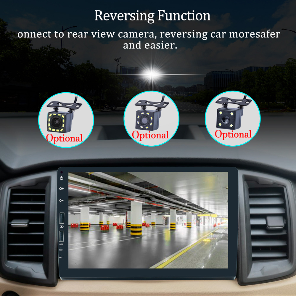 9 pulgadas monohusillo MP5 coche Control Central de Navegación de pantalla Bluetooth reproductor Carplay revertir imagen todo en una máquina image 5