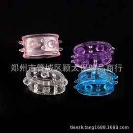 外贸男用珍珠环 硅胶羊眼圈 包皮颗粒环 水晶环阴茎情趣成人用品