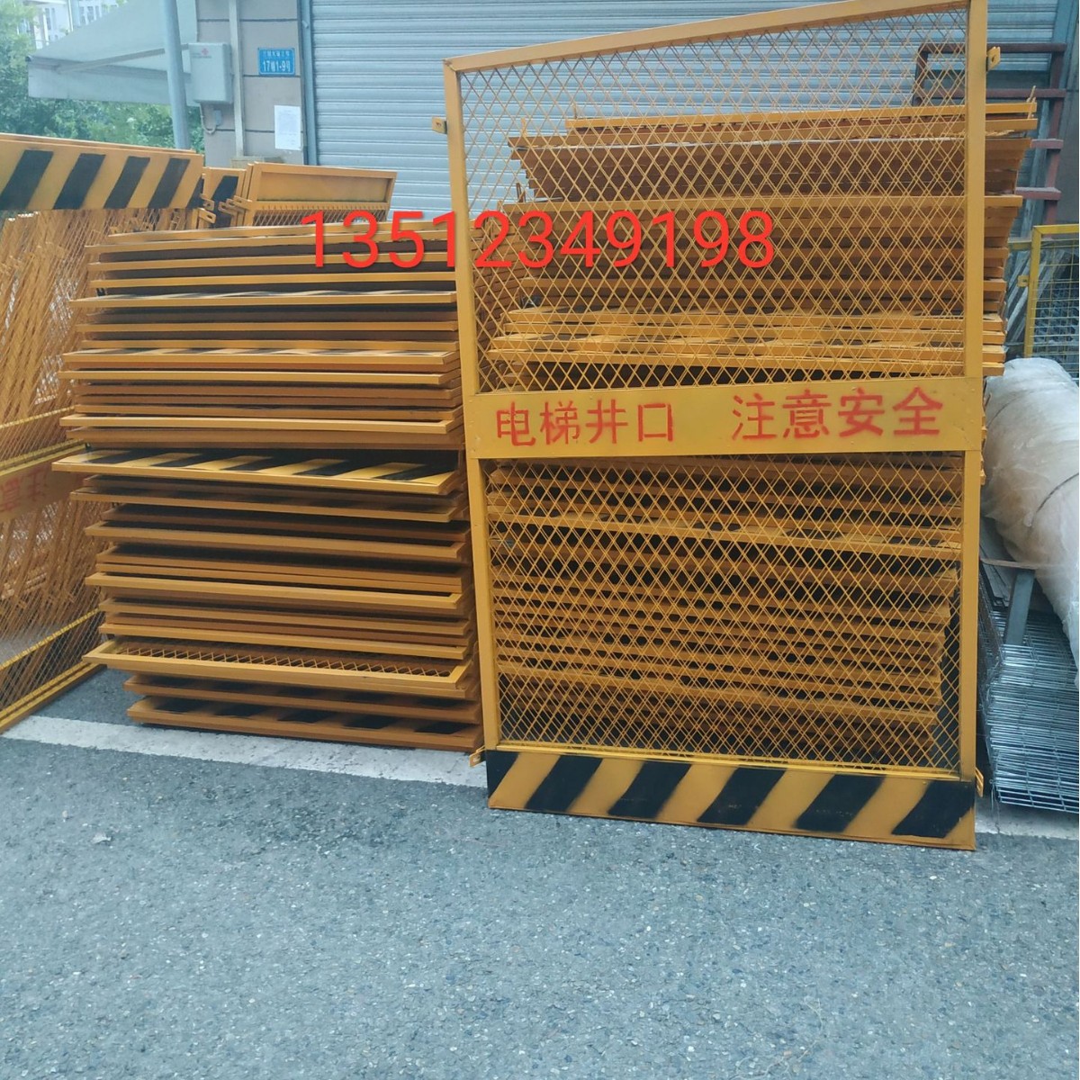 热销万州永川合川施工电梯防护门|电梯井门工地|电梯防护门塔吊围