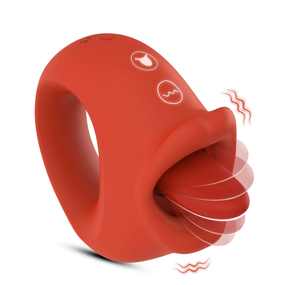 Oral‑simulating vibrator, rose design, 8 modes, rechargeable, compact 11.2 cm