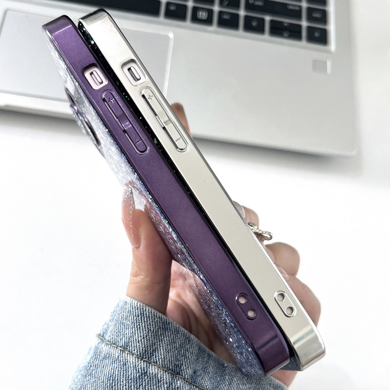 Glitter Lens Film & Protective Case For Iphone 16 Pro & 15_voghion.com
