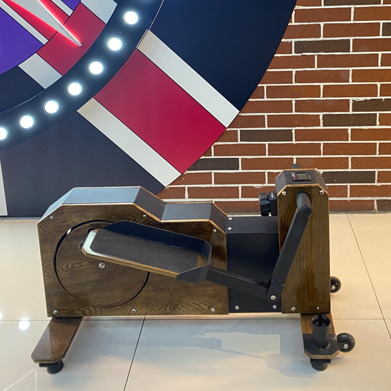 Maisheng pequeña casa de madera pequeño instrumento elíptico deportes equipo de fitness máquina de Montañismo máquina elíptica de silencio interior