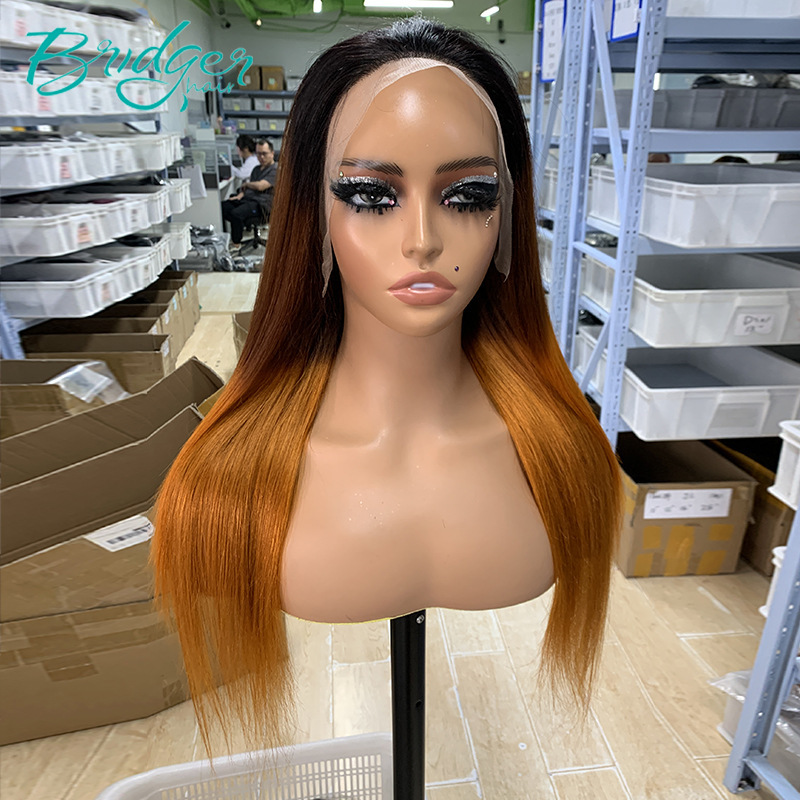 13*4 full lace fronta headgear T1b/4/350 Human Hair wigs