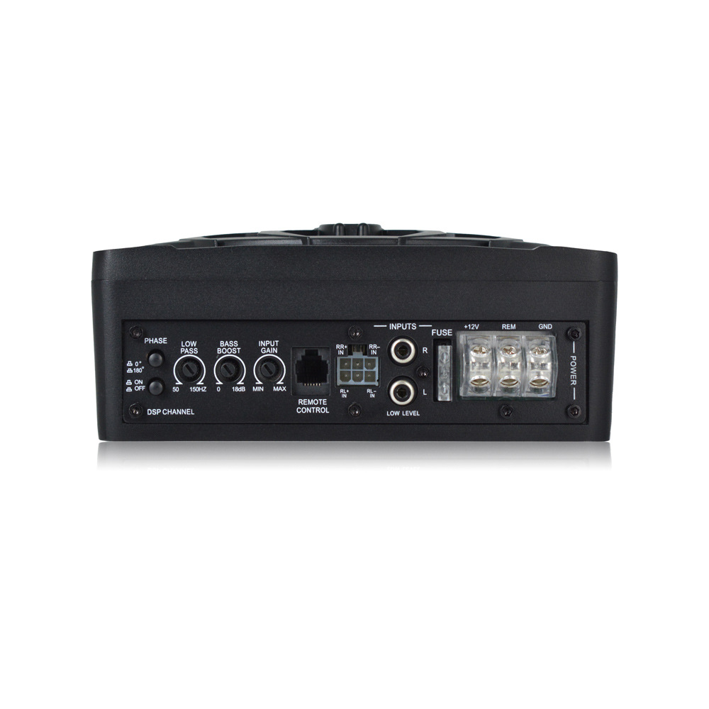 Car Modification Spider Car Subwoofer 6inch Subwoofer Modified Ultra-Thin Under-Seat 800W Active Amplifier
