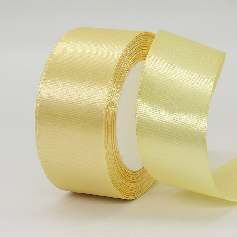 Fábrica al por mayor 5cm accesorios de ropa cinta de poliéster cinta de decoración de la boda cinta de regalo caja de embalaje