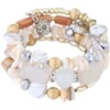 [12 Color] B0603 European and American Bo Mi style shell shell pine crystal mix and match multi -layer fashion women's bracelet