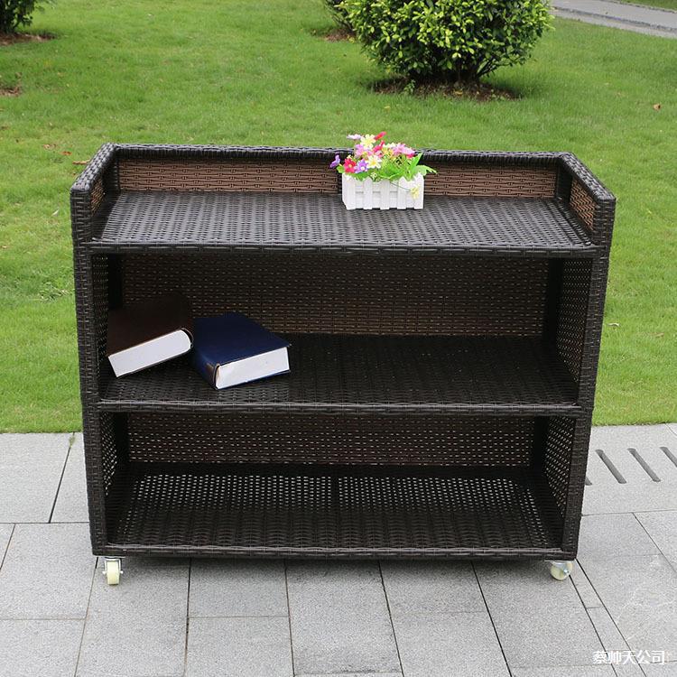 Outdoor Rattan Hotel Catering Gourmet Garden Villa Sun Room B&B Waterproof Storage Storage Sideboard Modern