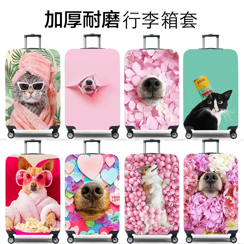 Чехол для багажа, чемодан на колесиках, защитный чехол, пылезащитный чехол, эластичный, 20/24/26/28/ 30inch утолщенный и износостойкий