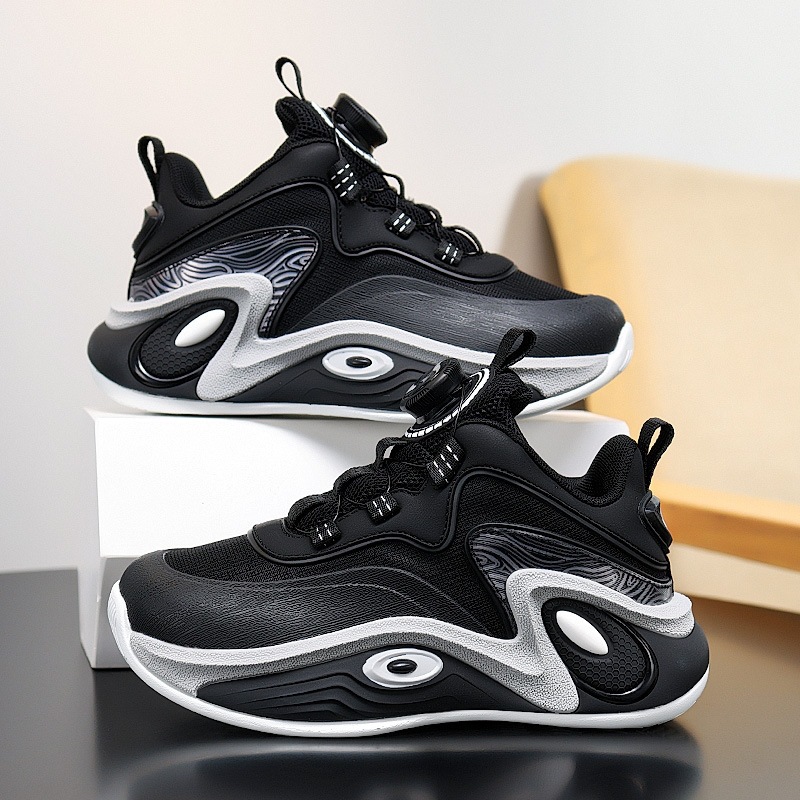 Zapatos de baloncesto para niños otoño y invierno nuevos zapatos de entrenamiento antideslizante y amortiguador para niños de edad media y primaria