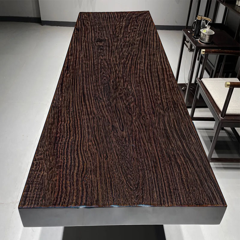Ebony Solid Wood Large Board Office Conference Reception Table Okan Log Tea Table Mahogany Dining Table Calligraphy and Painting Table Ebony Solid Wood Large Board Office Conference Reception Table Okan Log Tea Table Mahogany Dining Table Calligraphy and Painting Table