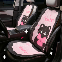 创意猫咪汽车坐垫夏季可爱车内座垫四季通用舒适防滑车载座椅垫