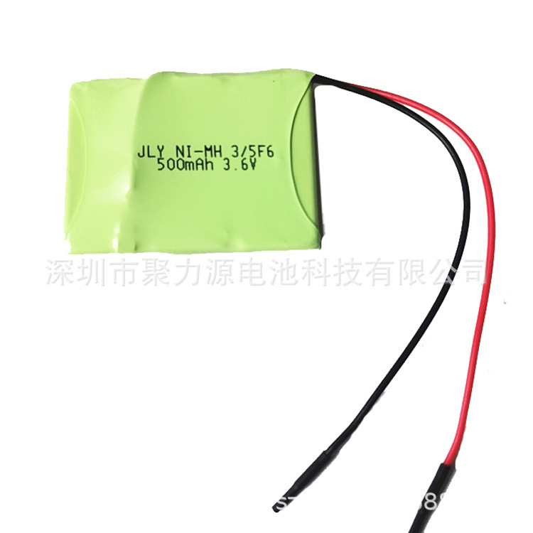 供应方型镍氢电池/口香糖电池组 3/5F6 500MAH 3.6V设备电池