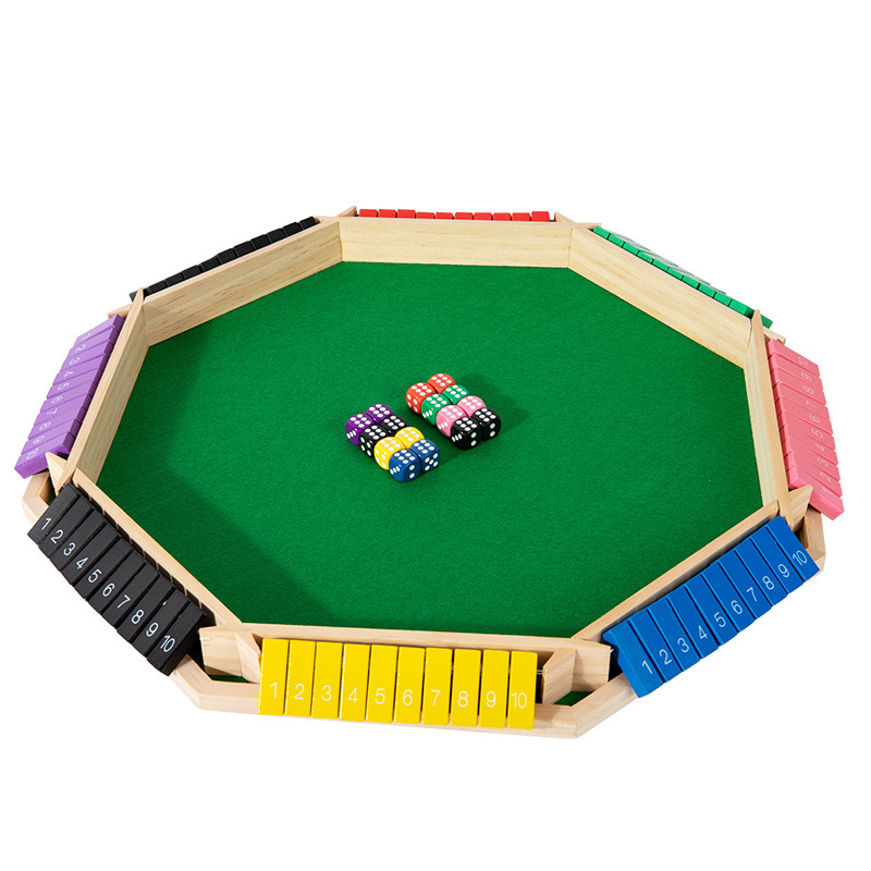 Amazon madera de cuatro lados Flip tablero juego de padres e hijos juego interactivo bar KTV juguete entretenimiento ocio vino orden image 14