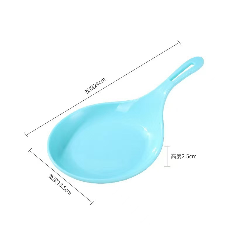 Boki, Corea del Sur, la misma cuchara grande, cubiertos blancos rojos en línea, platos de mano coreanos con mango, bandeja de receptores de mano